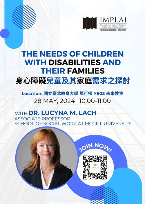 The Needs of Children with Disabilities and Their Families(Poster)